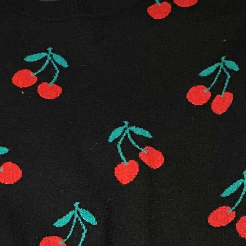 Fashion nova cherry print sweater